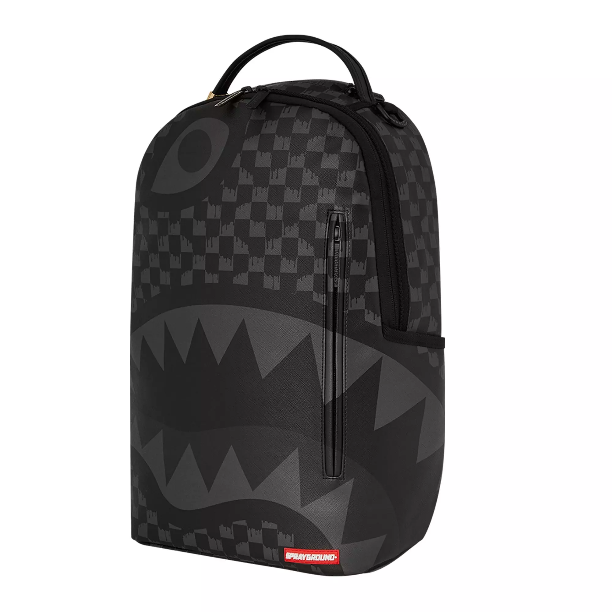 Sprayground Hangover Drip Check Backpack - BLACK