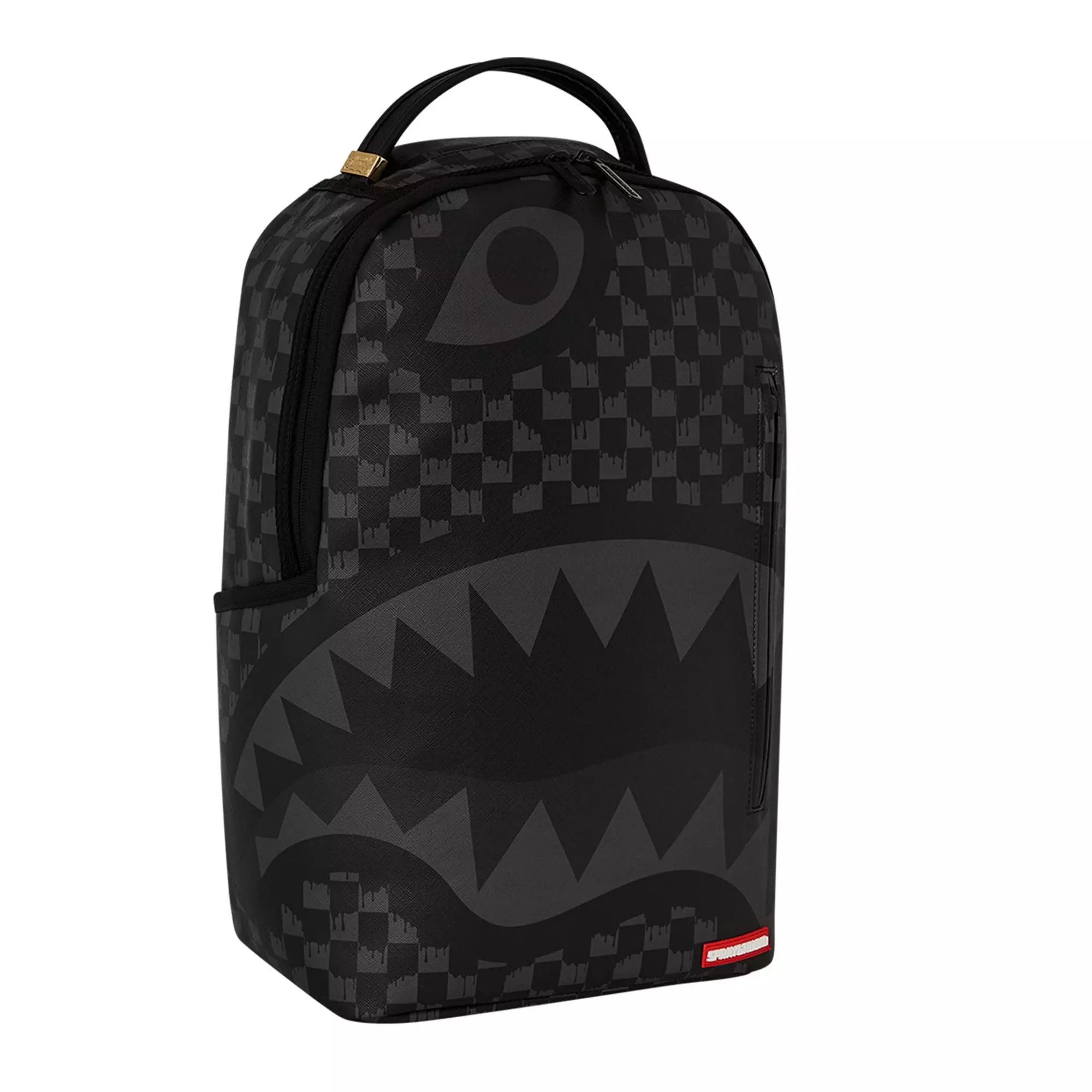 Sprayground Hangover Drip Check Backpack - BLACK
