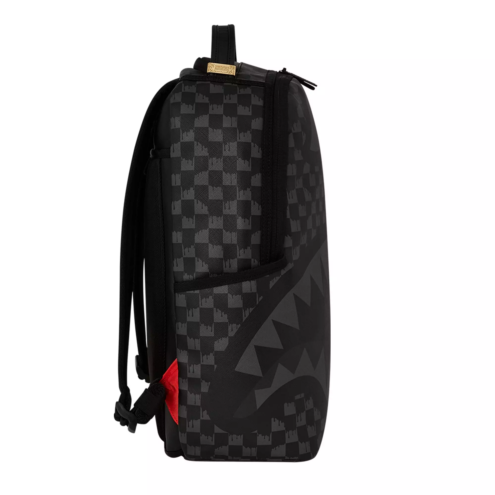 Sprayground Hangover Drip Check Backpack - BLACK