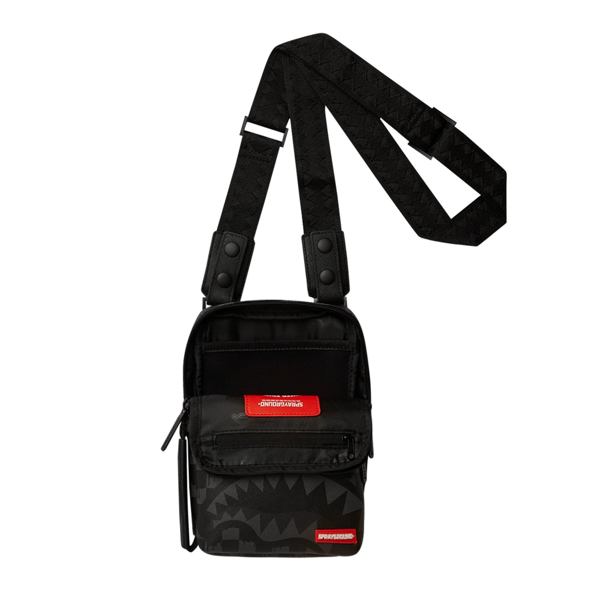 Sprayground Hangover Drip Check Sling Bag | Hibbett
