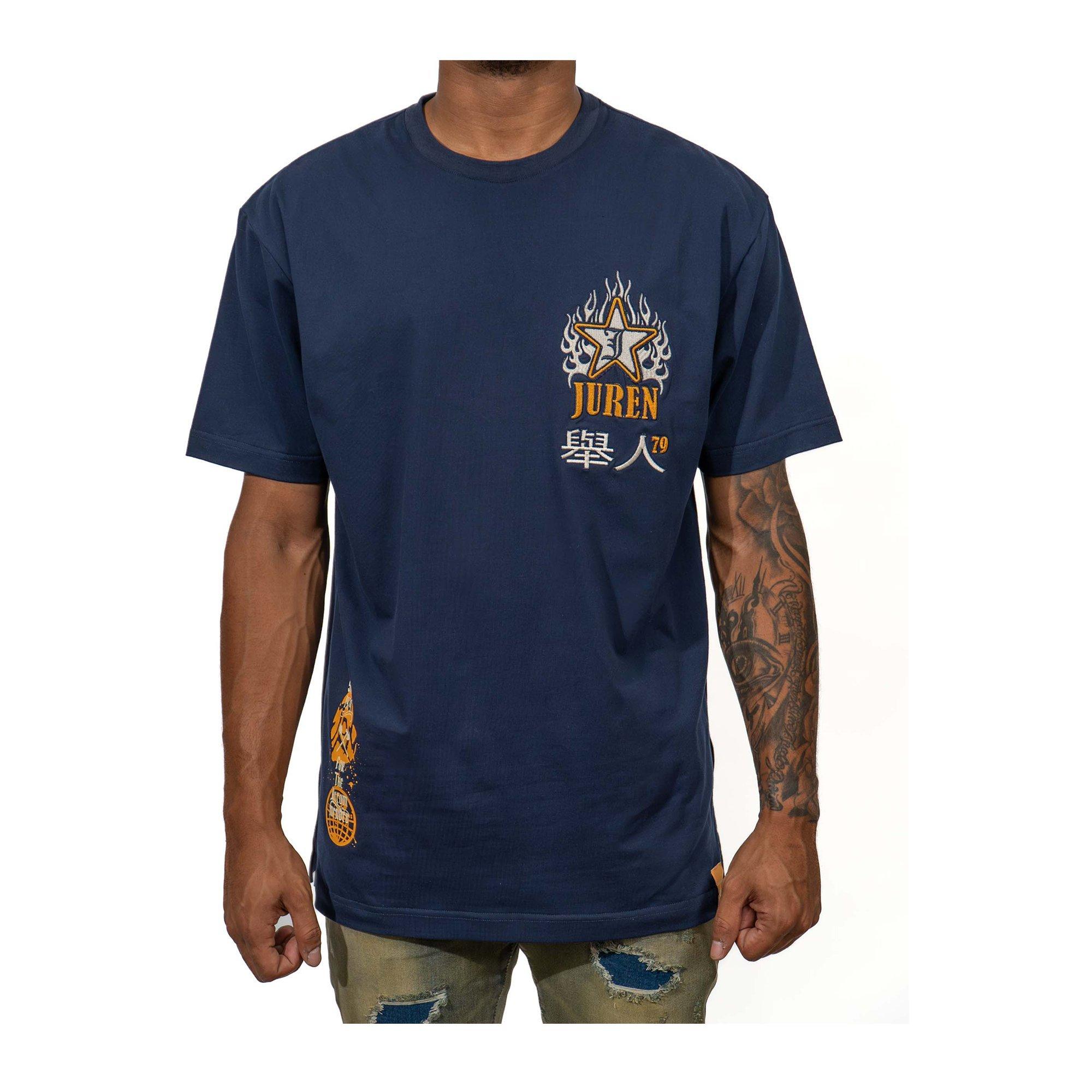 Juren Men's Ice Cold Tee - Navy - NAVY