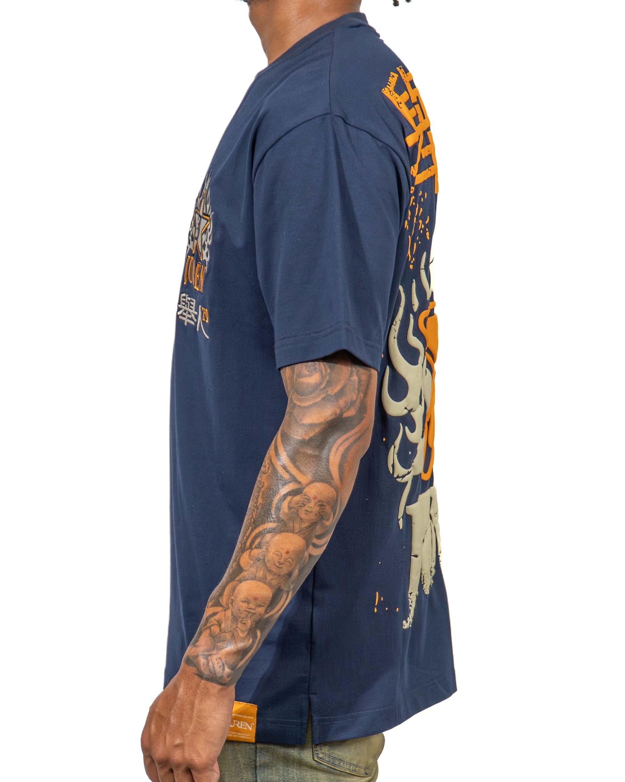 Juren Ice Cold Men's Navy Tee