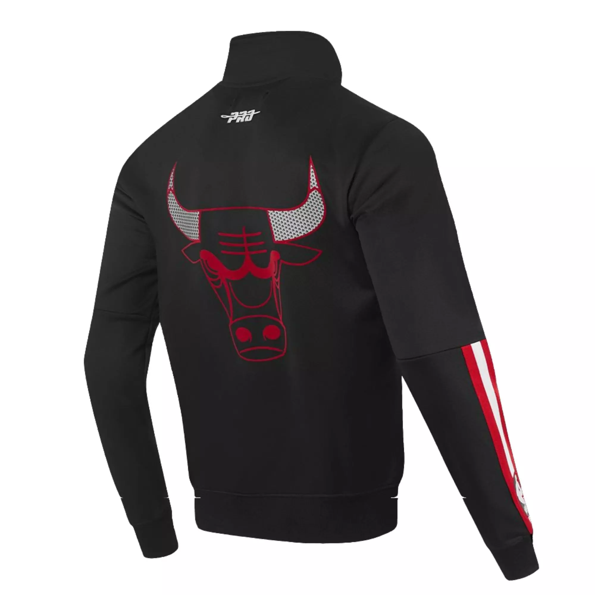 Pro Standard Men's Chicago Bulls Retro 3 Black Cement Track Jacket-Black - BLACK