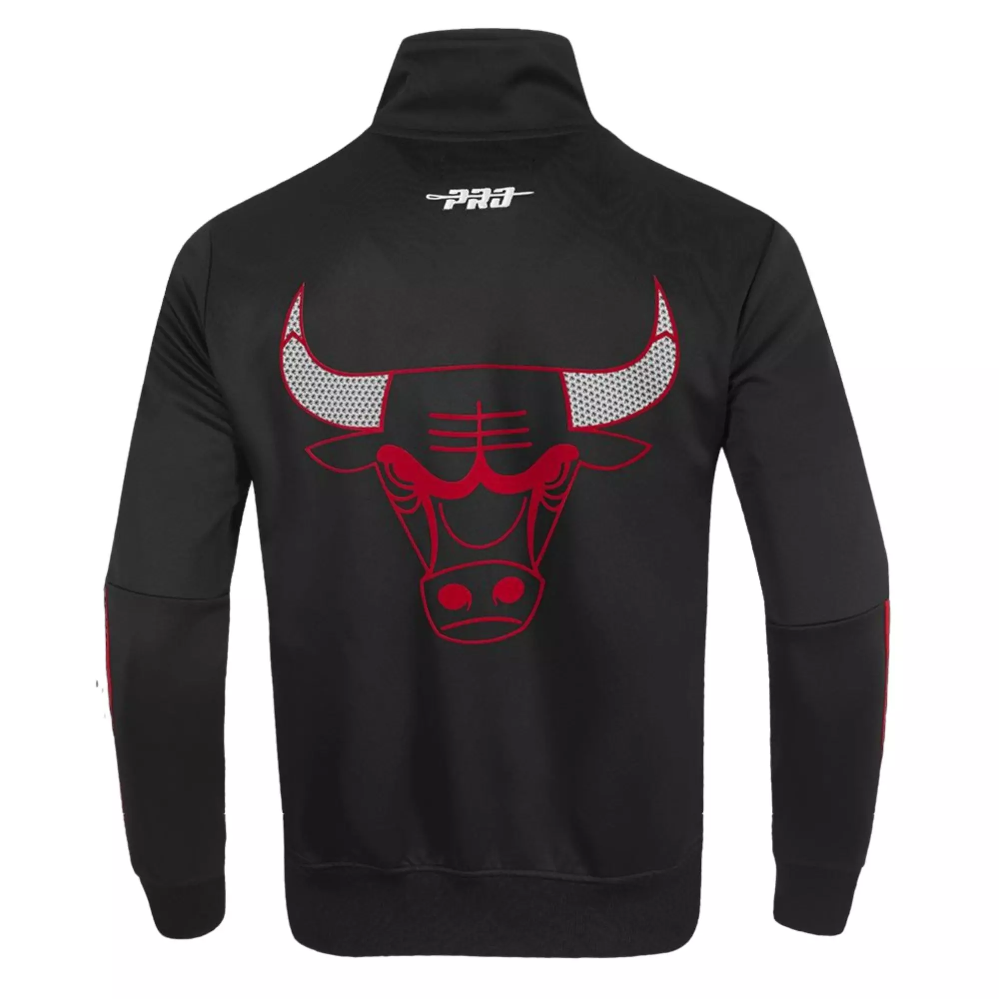 Pro Standard Men's Chicago Bulls Retro 3 Black Cement Track Jacket-Black - BLACK
