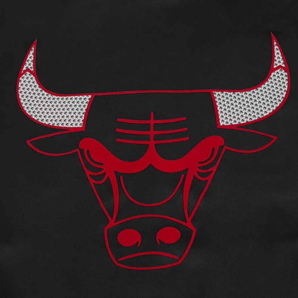 Pro Standard Men's Chicago Bulls Retro 3 Black Cement Track Jacket-Black - BLACK