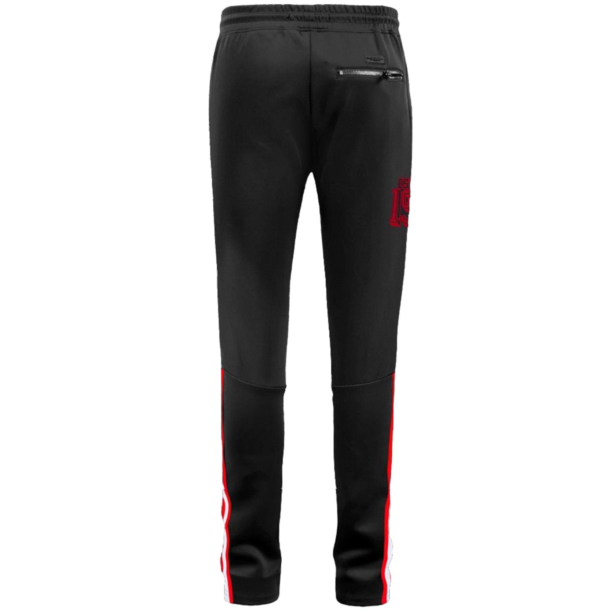 Pro Standard Men's Chicago Bulls Retro 3 Black Cement Track Pants-Black - BLACK Thumbnail View 4