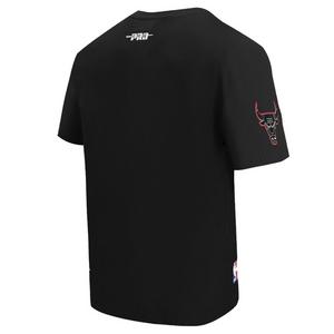 Pro Standard Men's Chicago Bulls Retro 3 Black Cement Short Sleeve Tee-Black