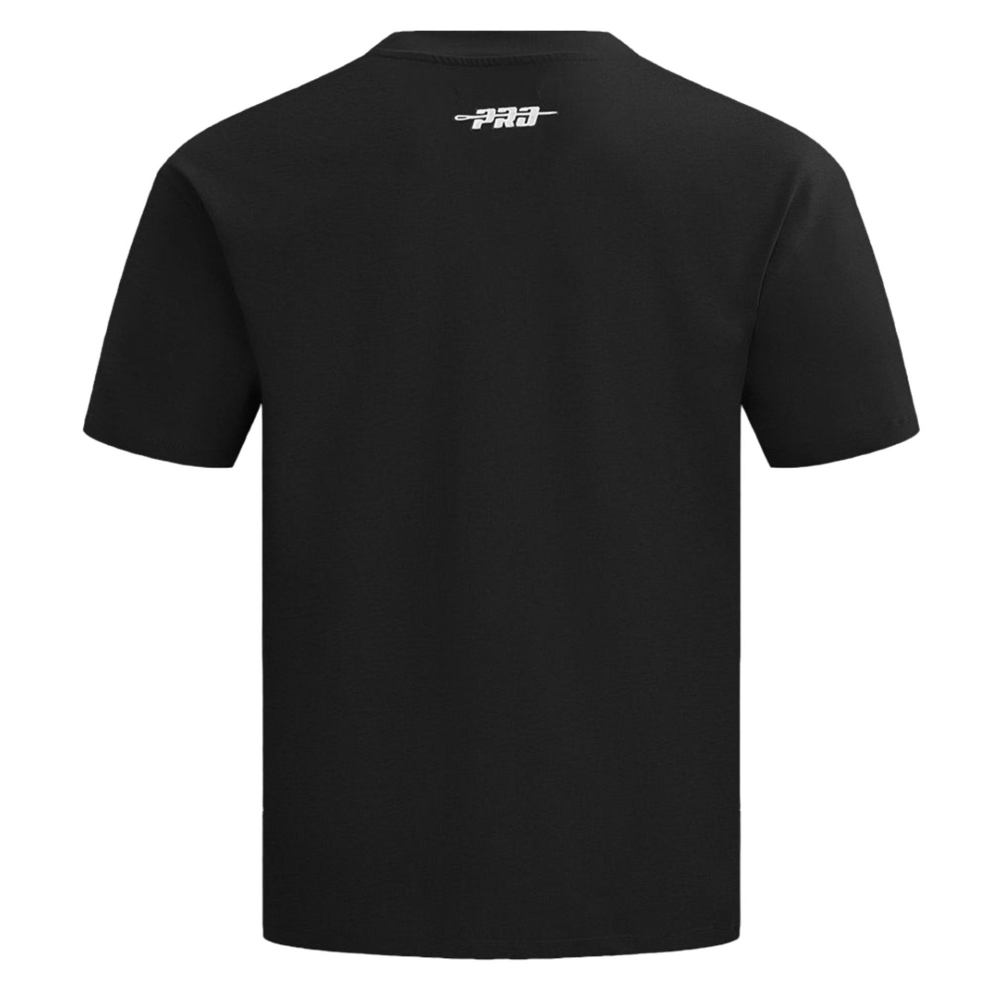 Pro Standard Men's Chicago Bulls Retro 3 Black Cement Short Sleeve Tee-Black - BLACK Thumbnail View 4