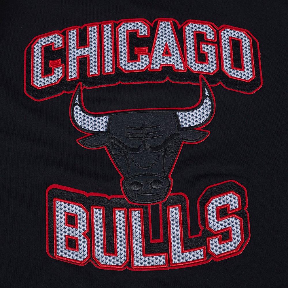 Pro Standard Men's Chicago Bulls Retro 3 Black Cement Short Sleeve Tee-Black - BLACK Thumbnail View 5