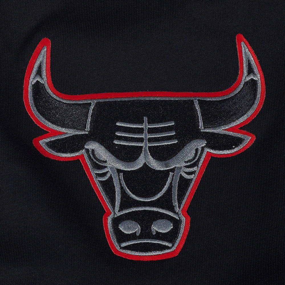 Pro Standard Men's Chicago Bulls Retro 3 Black Cement Short Sleeve Tee-Black - BLACK Thumbnail View 6