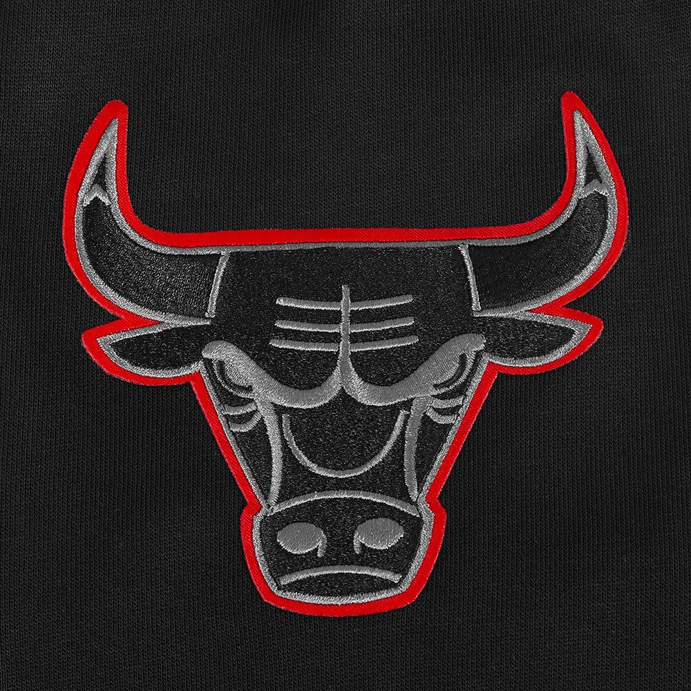 Pro Standard Men's Chicago Bulls Retro 3 Black Cement Hoodie-Black - BLACK Thumbnail View 6
