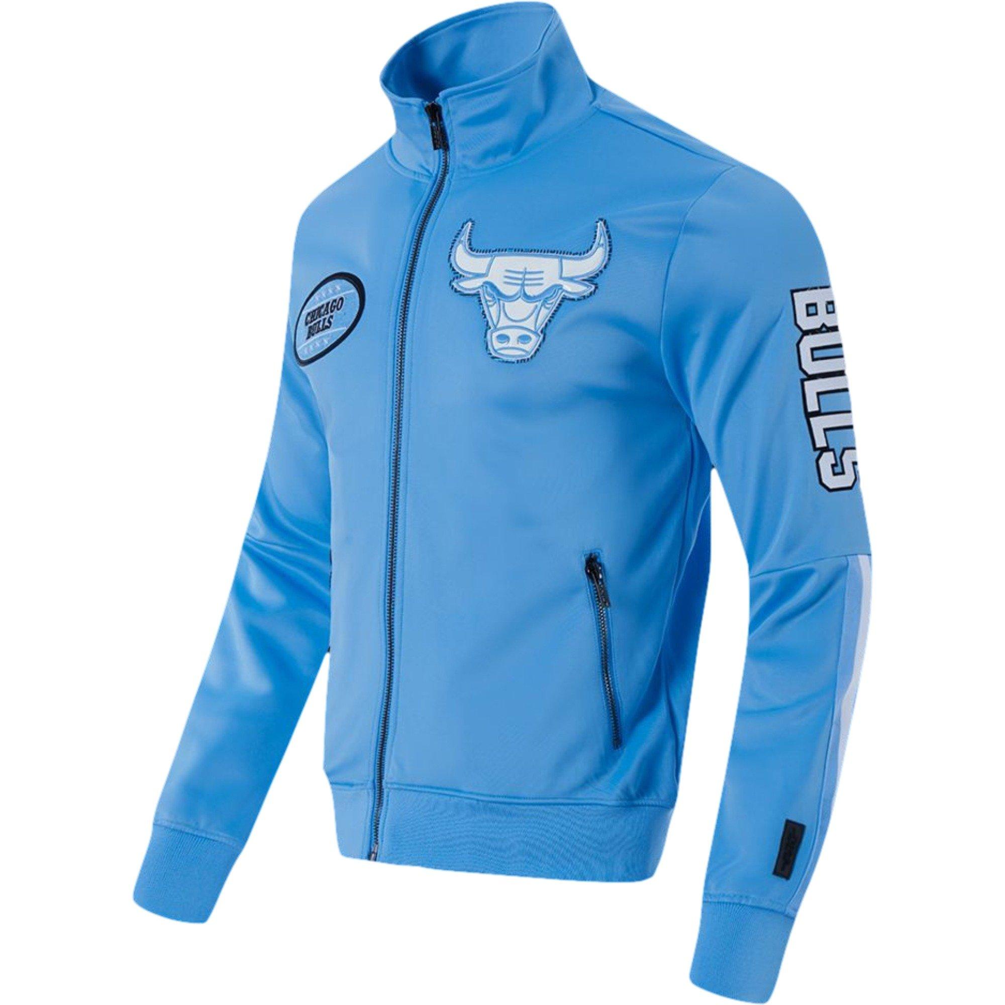 Pro Standard Men's Chicago Bulls Legend Blue Track Jacket-Blue - BLUE Thumbnail View 6