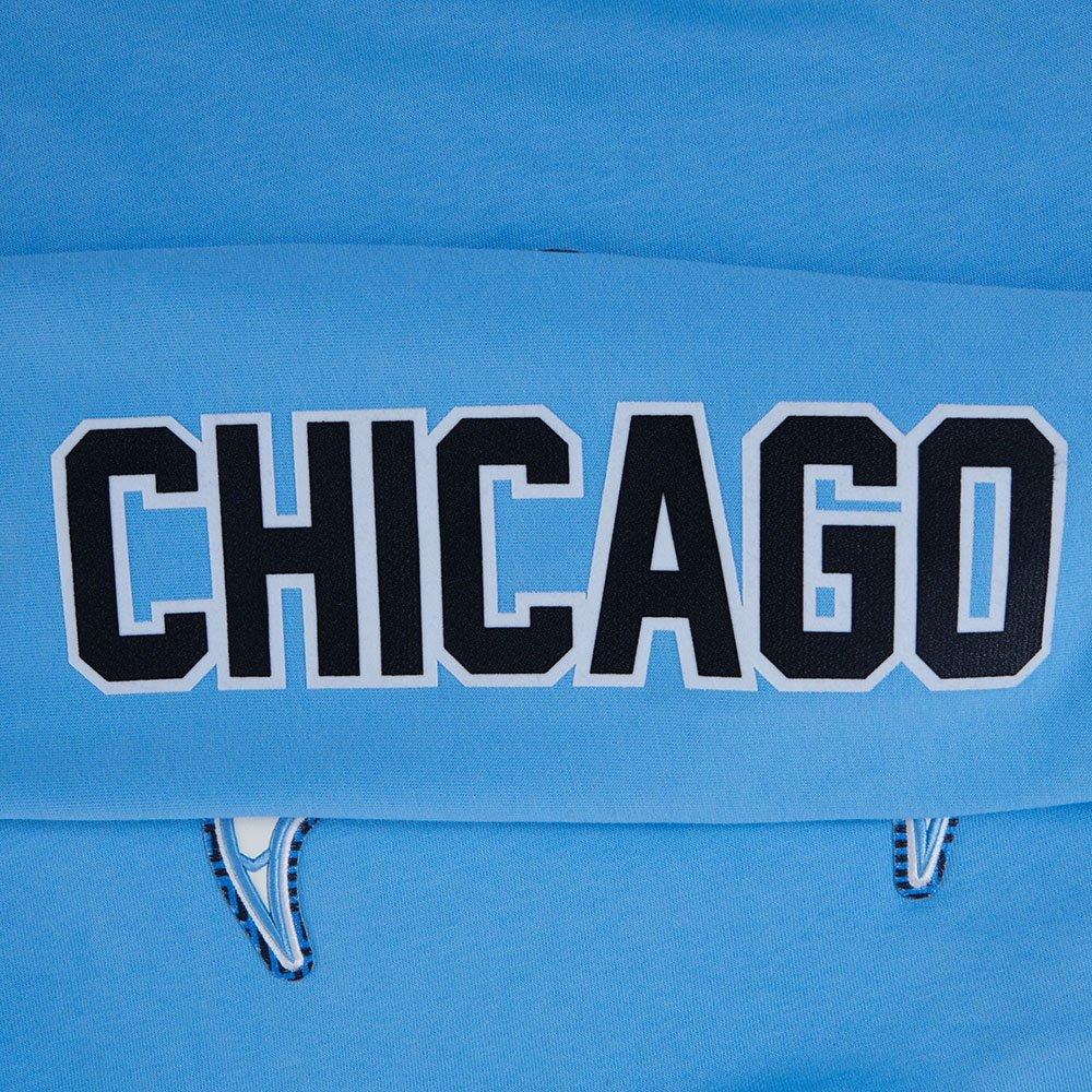 Pro Standard Men's Chicago Bulls Legend Blue Hoodie-Blue - BLUE/WHITE Thumbnail View 3