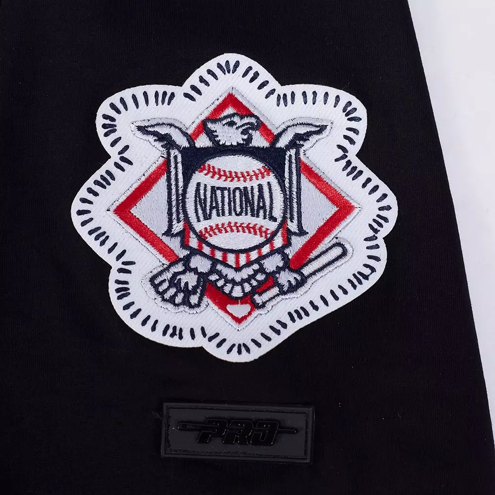 Pro Standard Men's Los Angeles Dodgers Pick Stitch Short Sleeve Tee-Black - BLACK