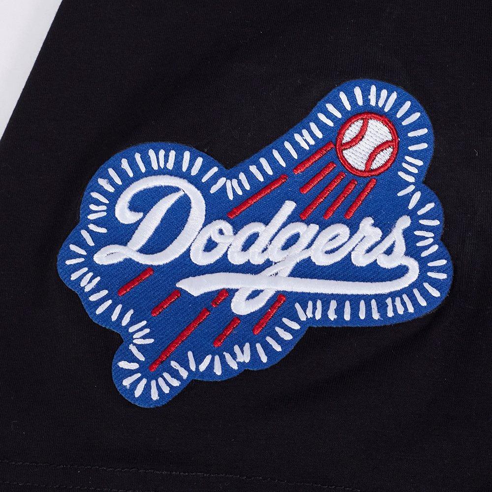 Pro Standard Men's Los Angeles Dodgers Pick Stitch Short Sleeve Tee-Black - BLACK Thumbnail View 7