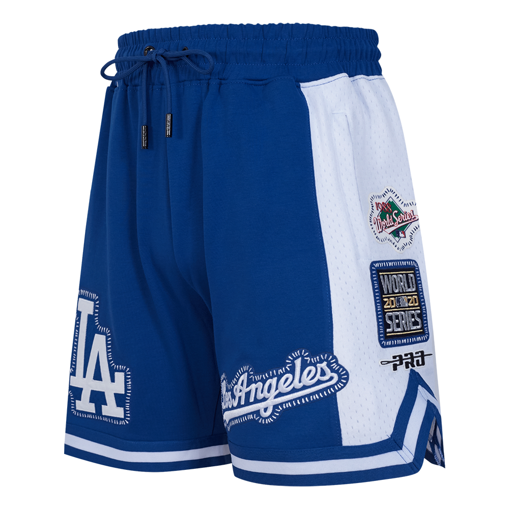 Men's Pro Standard Los Angeles Dodgers Pick Stitch Shorts-Black