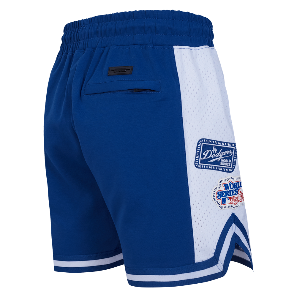 Men's Pro Standard Los Angeles Dodgers Pick Stitch Shorts-Black