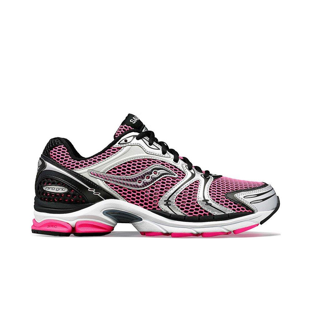 Saucony ProGrid Triumph "Pink/Silver" Unisex Shoe - PINK Thumbnail View 1