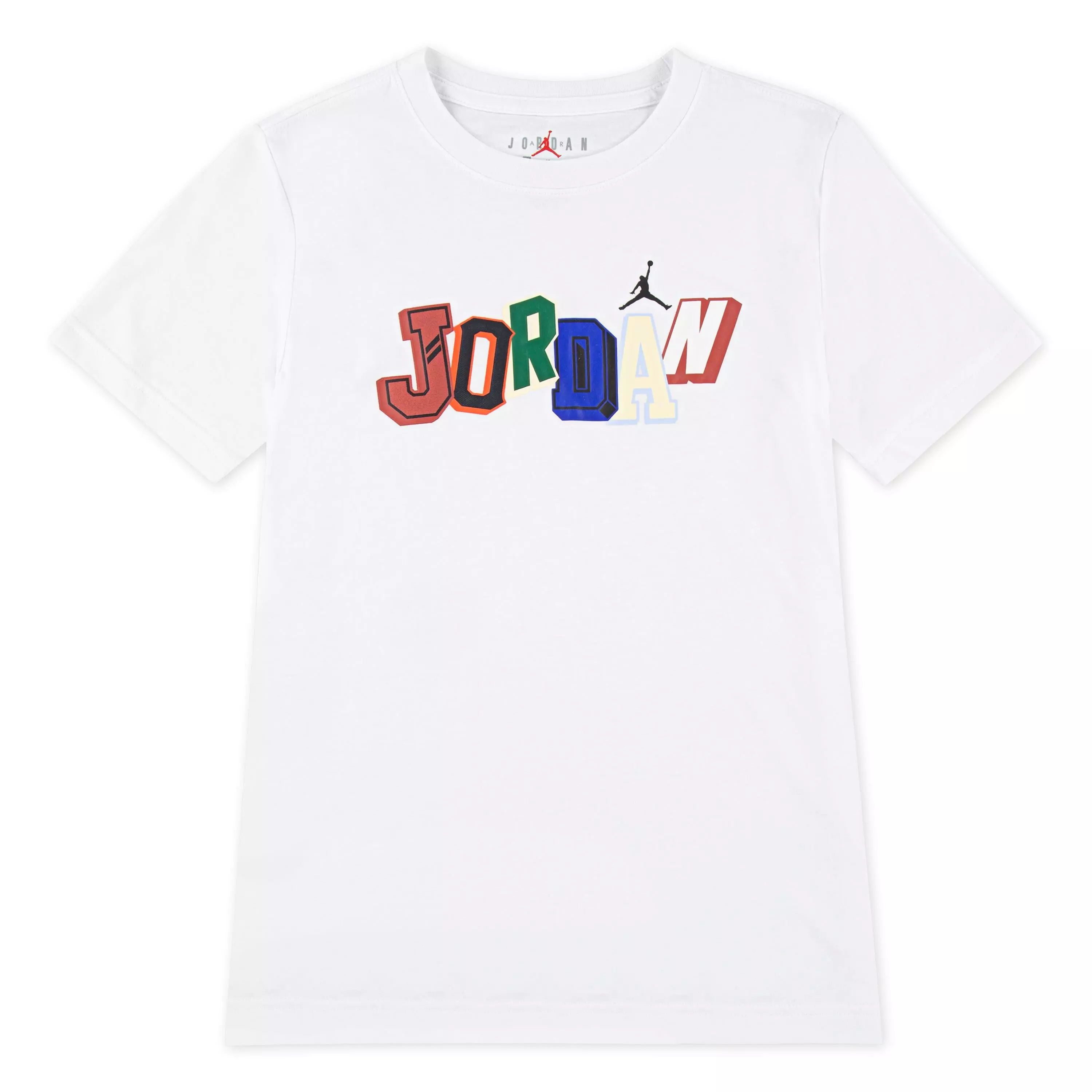 Jordan Big Boys' Signature Tee - White - WHITE