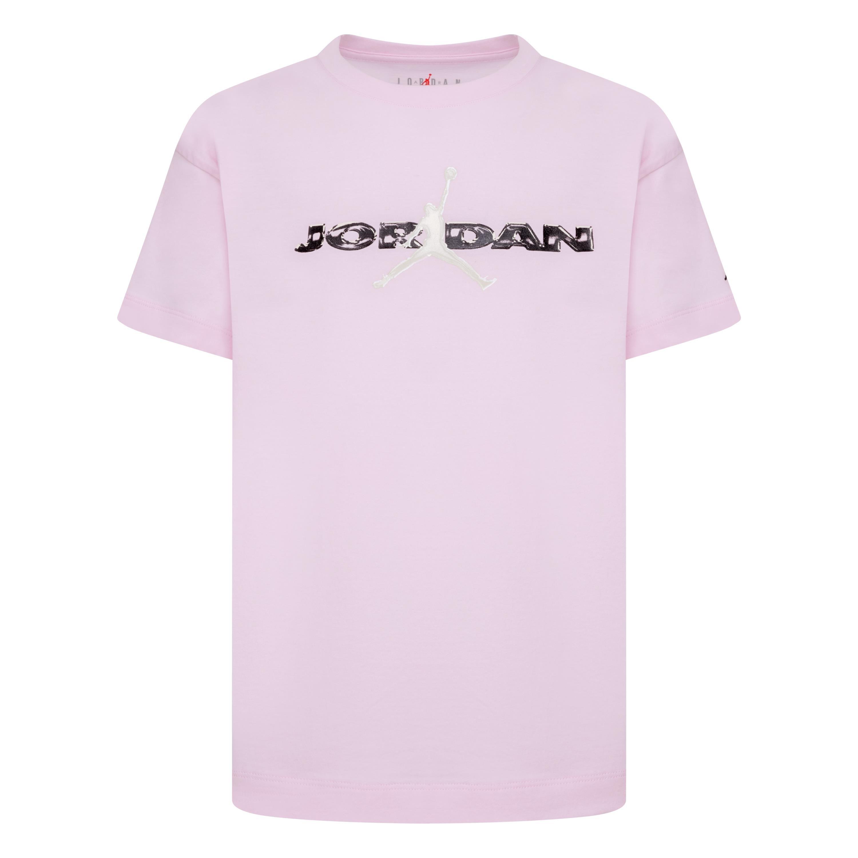 Jordan Big Girls' Crafted Utility Tee - Pink - LT PINK