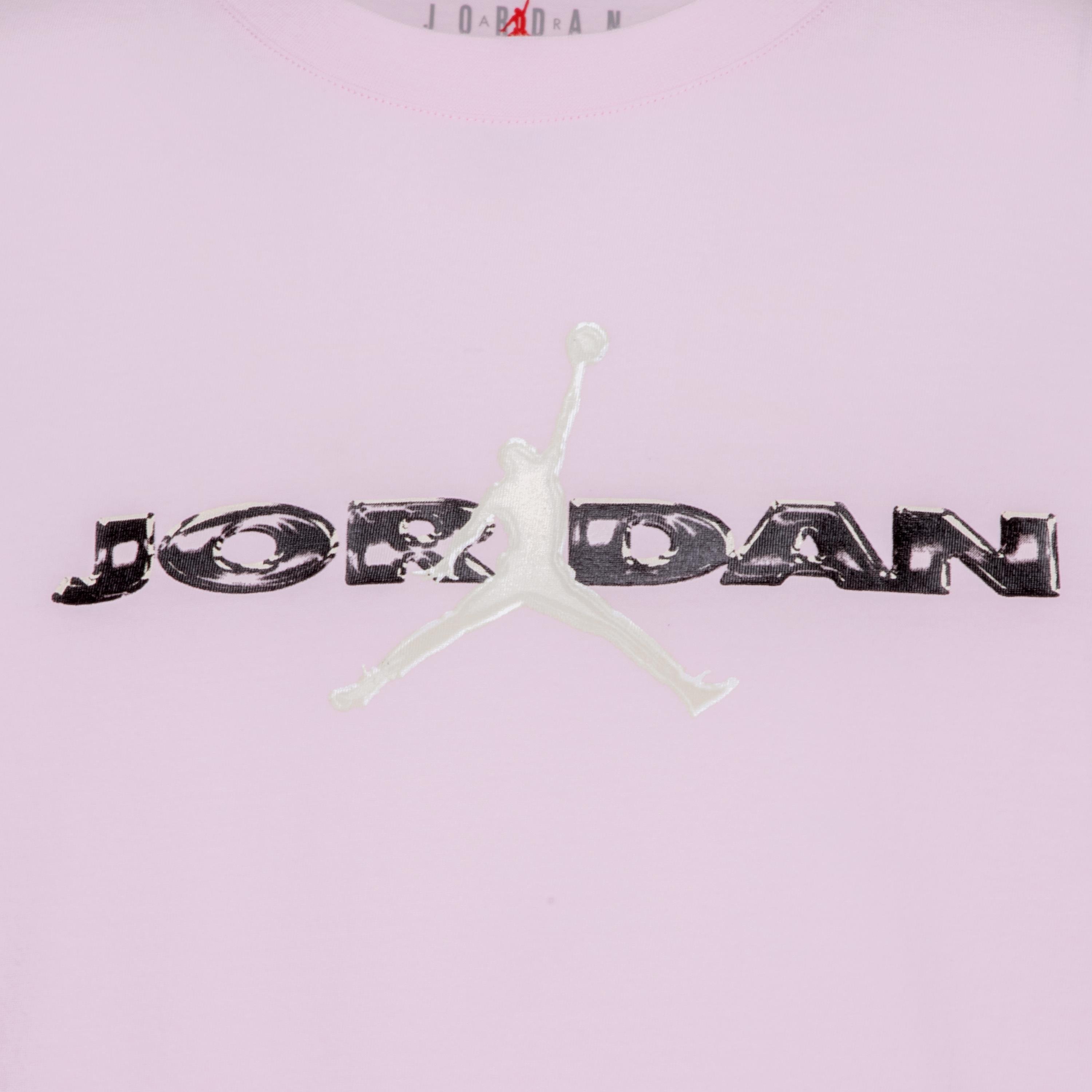 Big Girls' Jordan Crafted Utility Tee - Pink