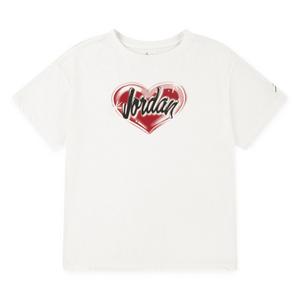 Jordan Big Girls' Y23K Heart Tee - Sail