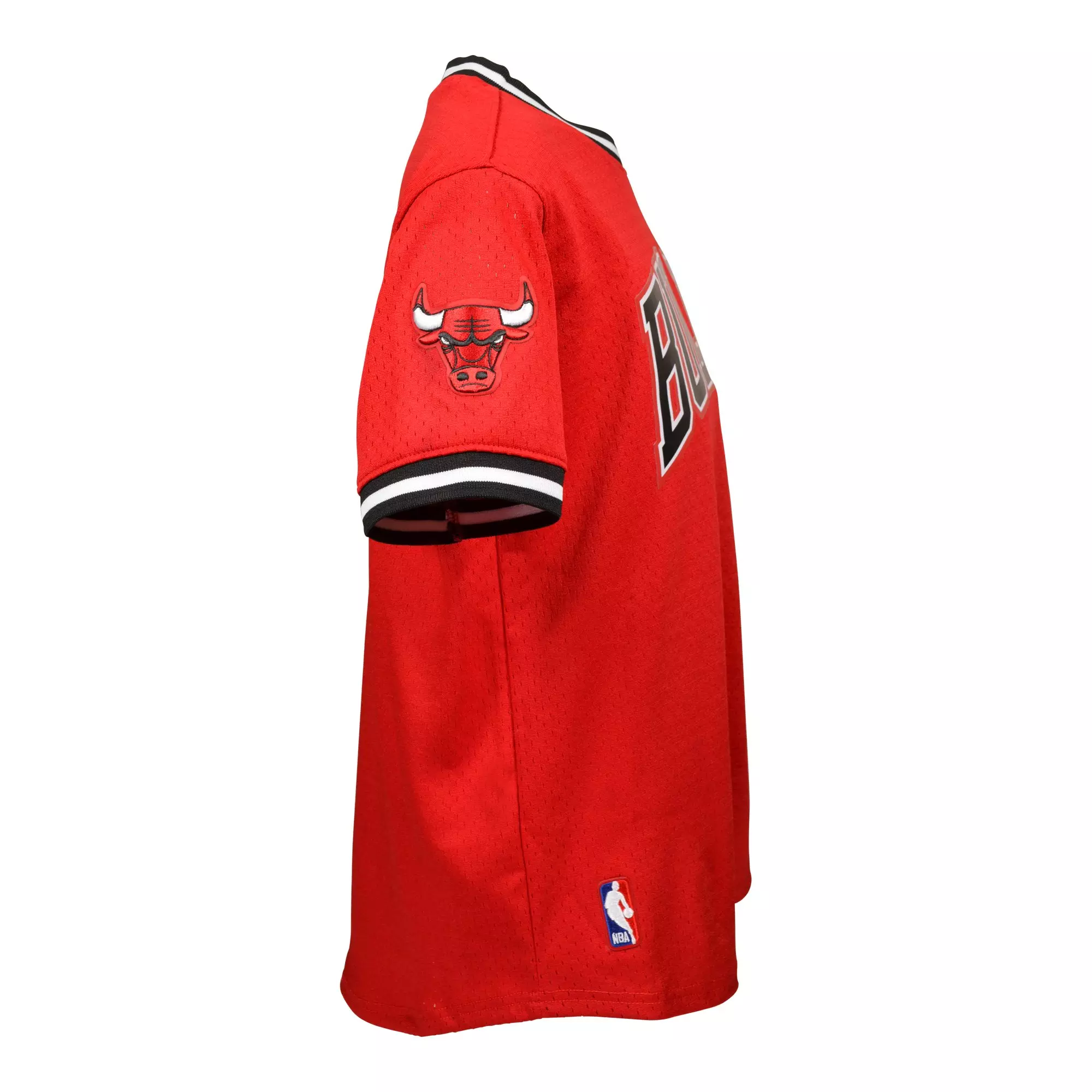 Pro Standard Big Kids' Chicago Bulls Mesh Tee-Red - RED