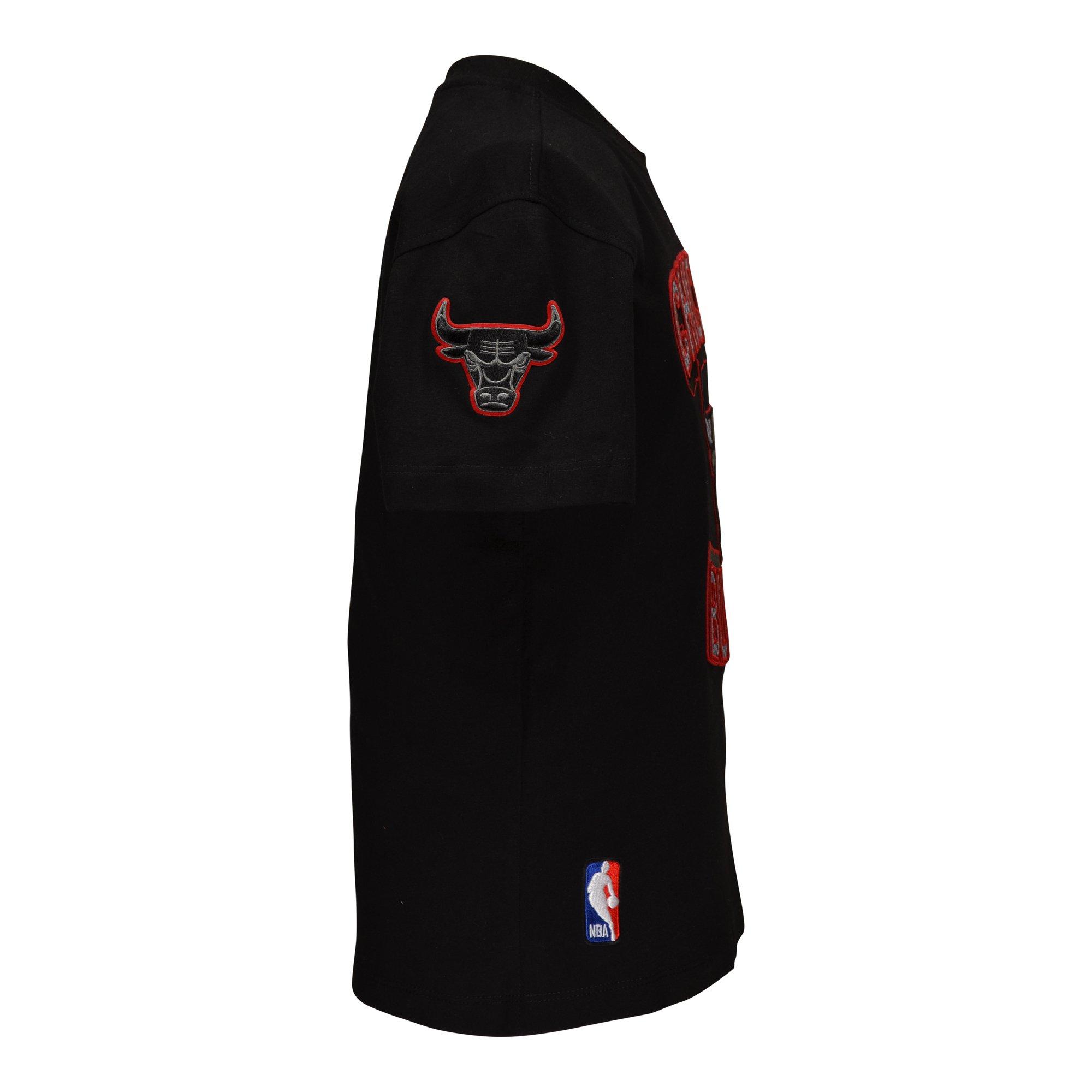 Pro Standard Chicago Bulls Little Boys' Black Tee