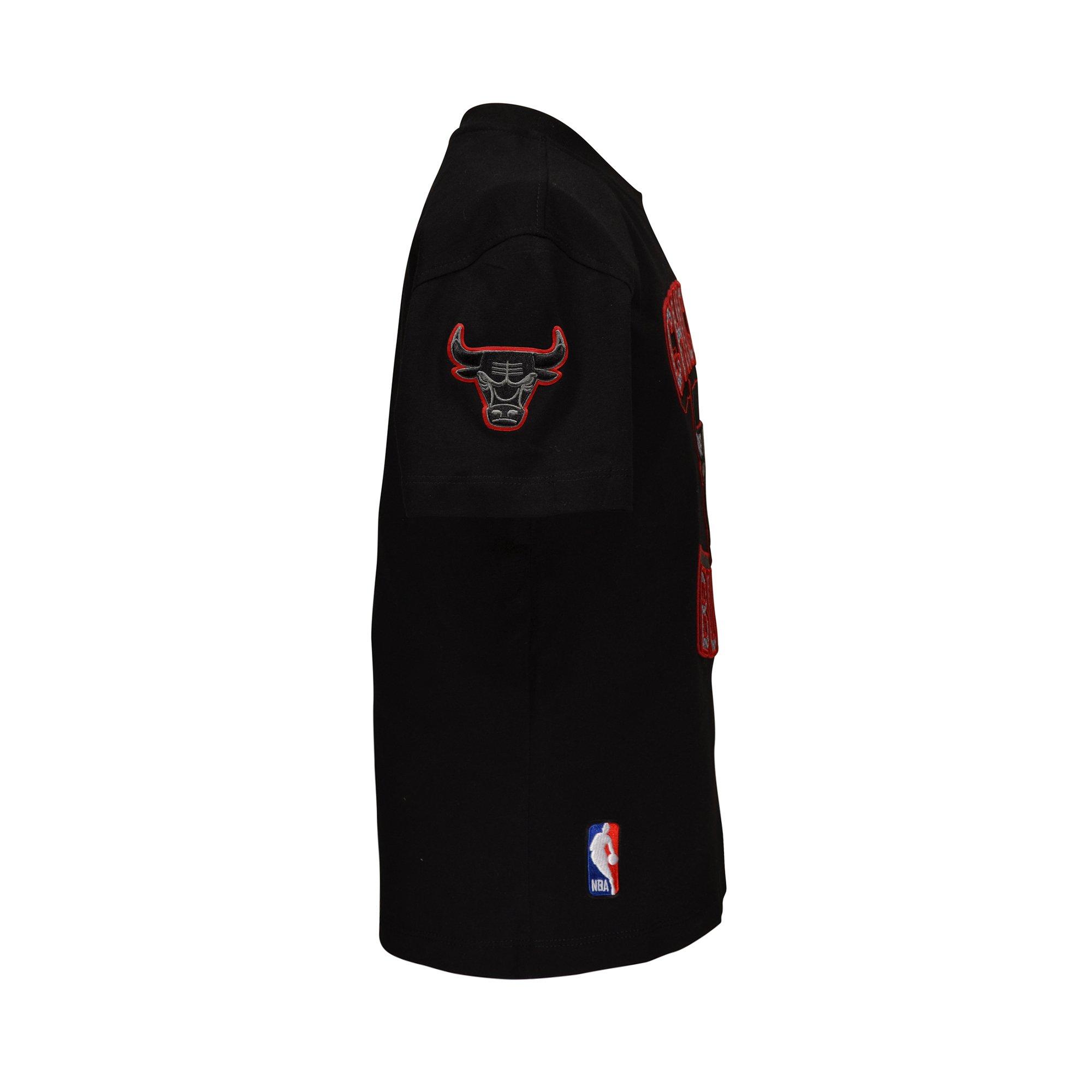 Pro Standard Chicago Bulls Big Kids' Black Tee