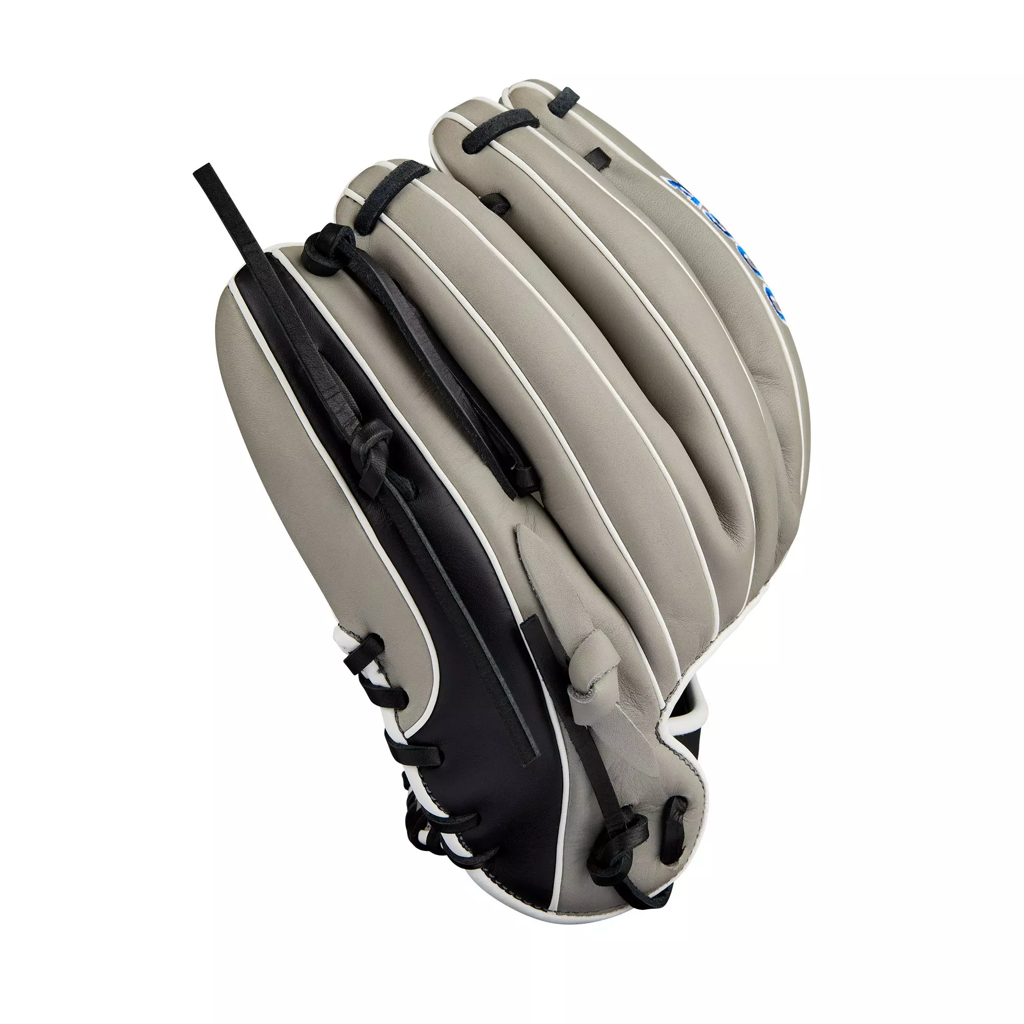 Wilson A900 PF1125 Pedroia Fit 11.25” Infield Baseball Glove 2024 - BLACK/SILVER