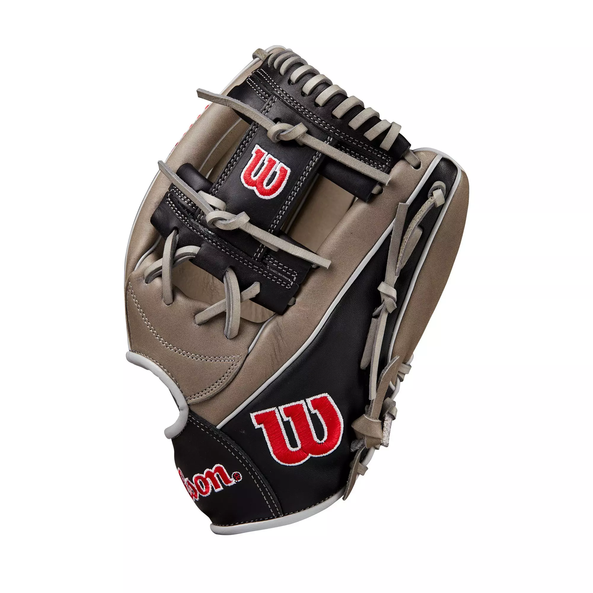 Wilson A1000 1787 11.75” Infield Baseball Glove 2024 - GREY/RED