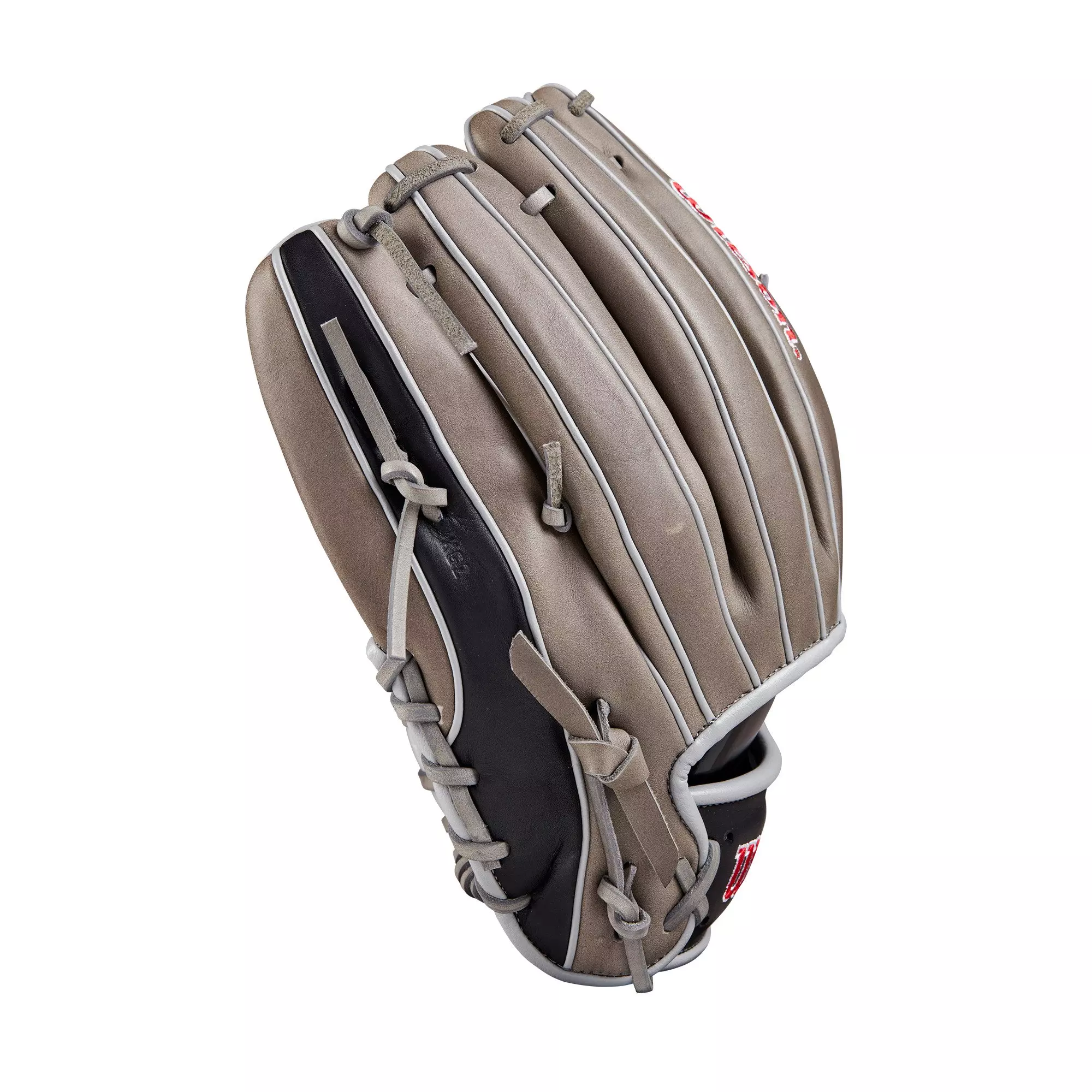 Wilson A1000 1787 11.75” Infield Baseball Glove 2024 - GREY/RED