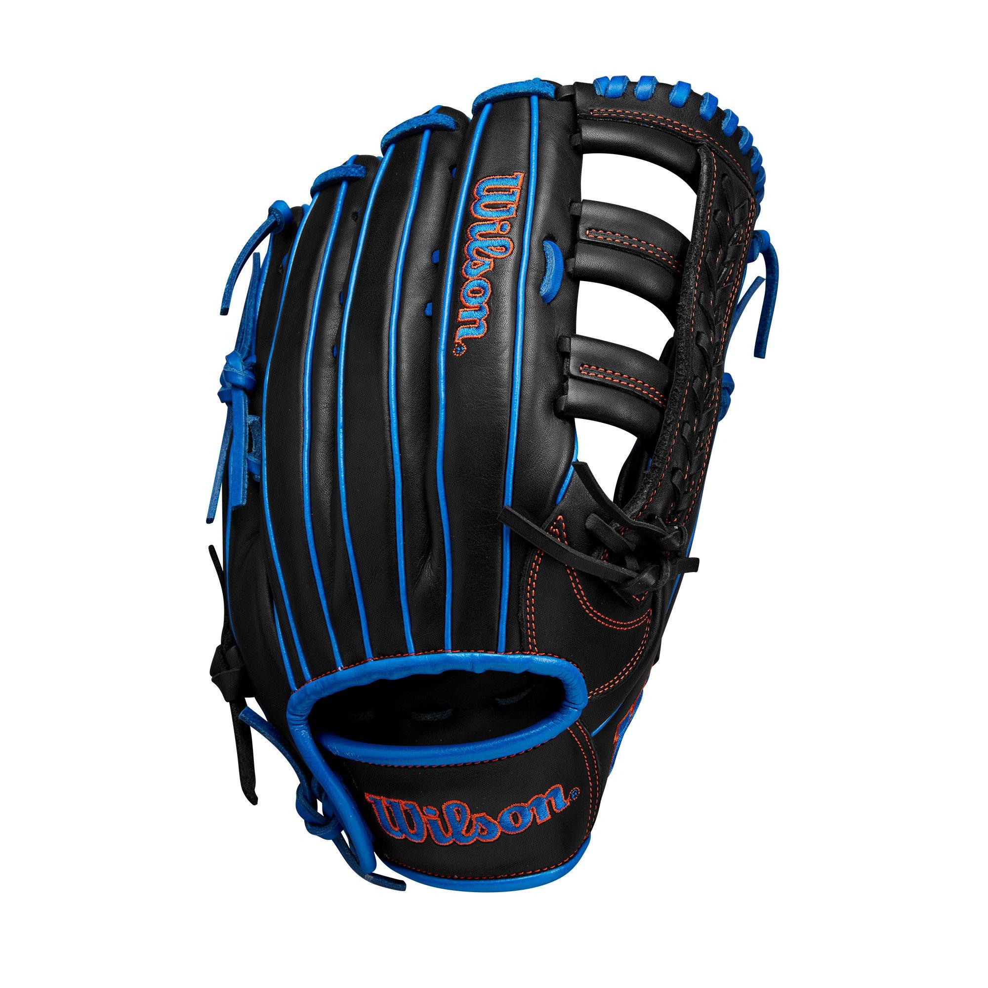 Wilson A1000 硬式内野 美品 Wilson A1000 Men's Outfield Baseball Glove 12.25 - Black/Royal