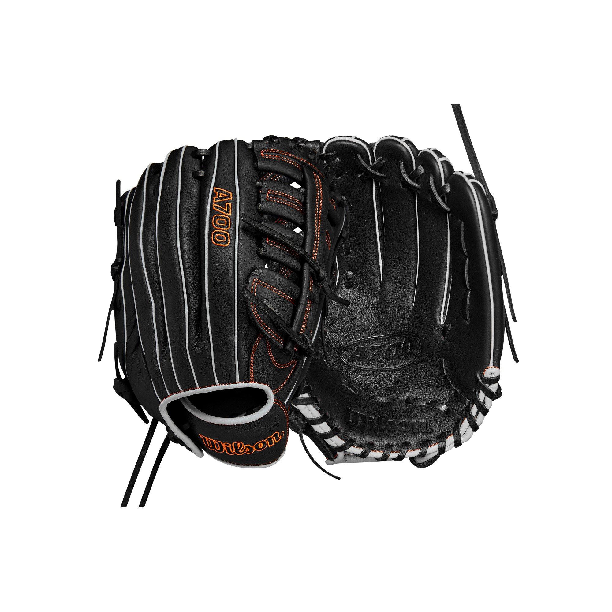 Wilson A700 12.5" Baseball Fielders Glove 2024 - Black