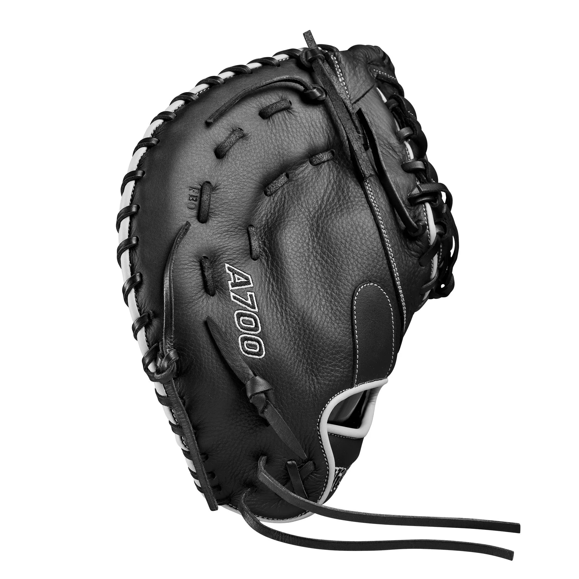 Wilson A700 12" First Base Baseball Glove 2024 - Black/Silver - BLACK/SILVER
