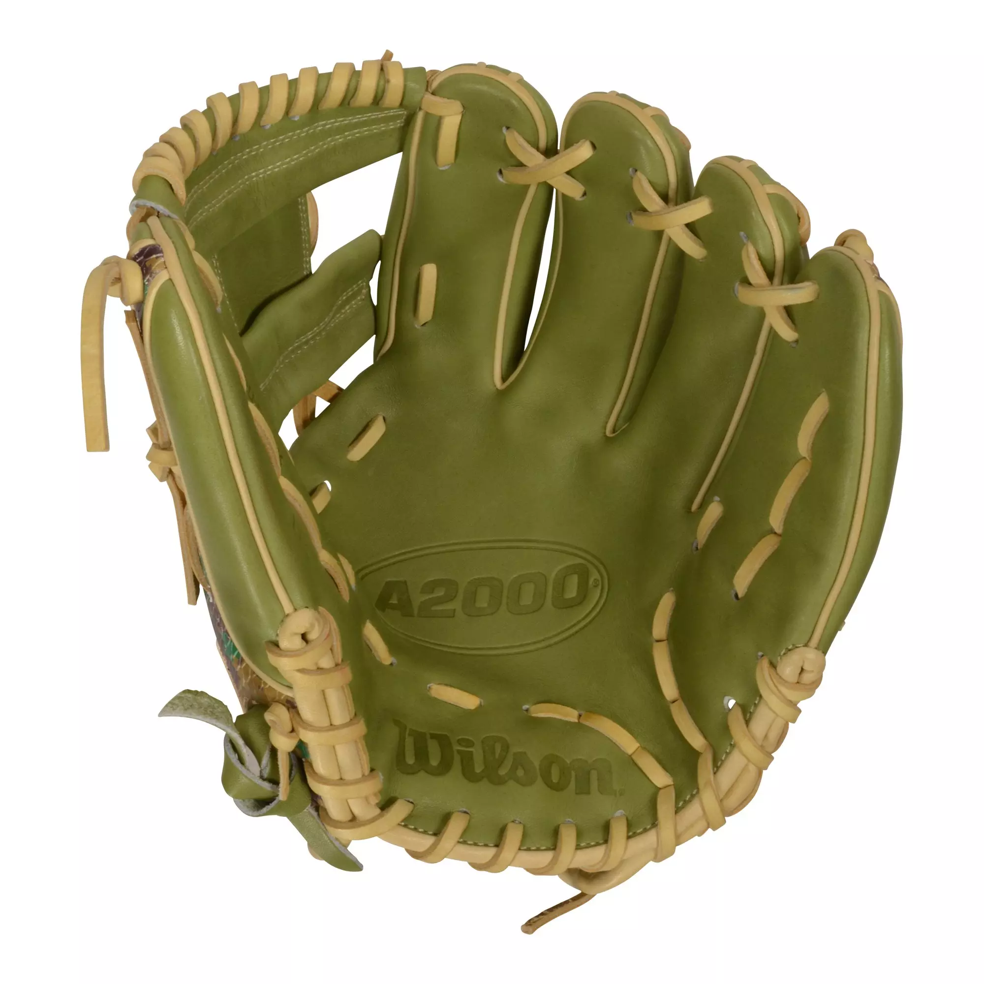 Wilson A2000 SMU 11.5" Baseball Fielders Glove - Camo - GREEN/BLACK