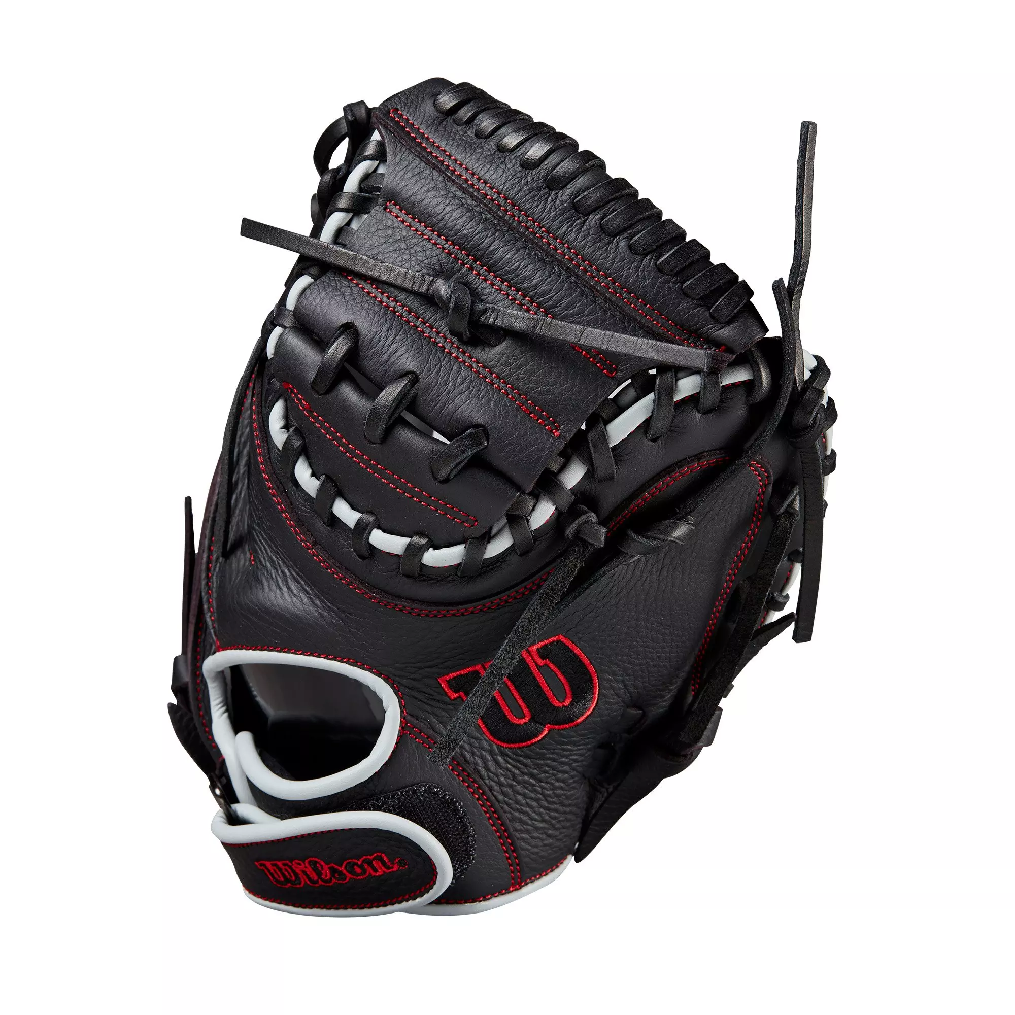 Wilson A700 CM PF Baseball Catchers Mitt 32.5" - BLACK/SILVER