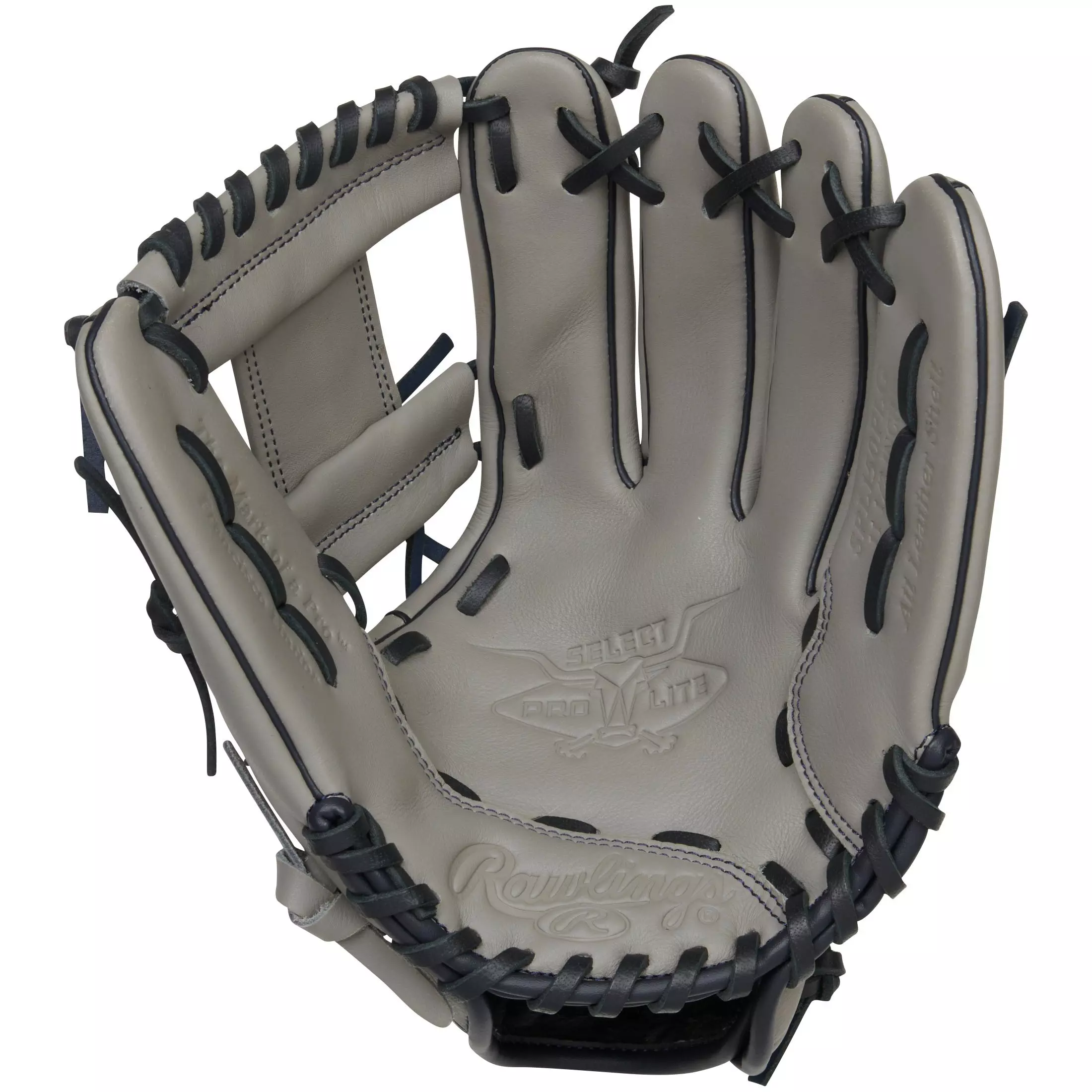 Rawlings Youth Select Pro-Lite F Lindor Series 11.5" Baseball Fielders Glove - GREY/BLACK