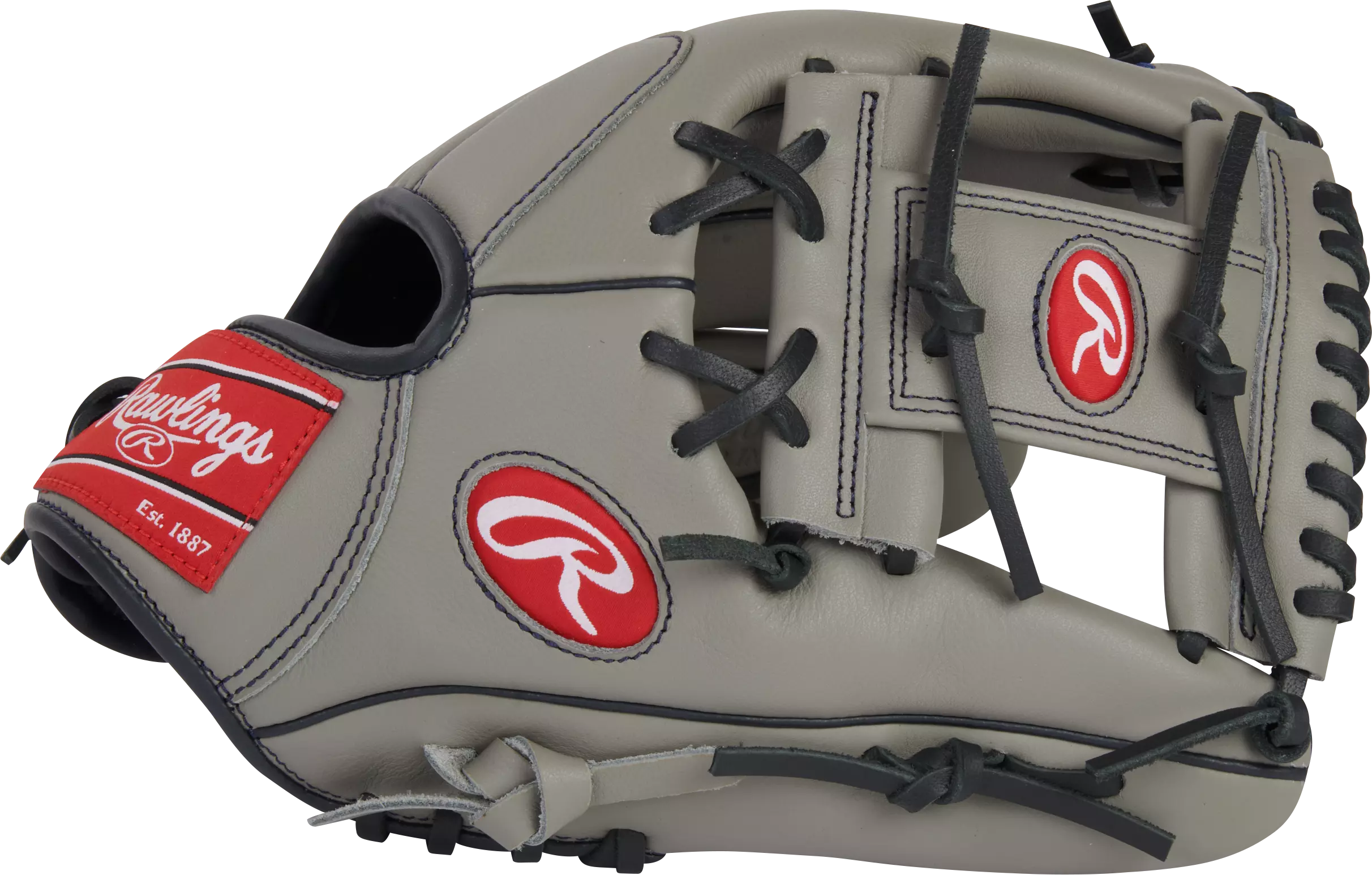 Rawlings Youth Select Pro-Lite F Lindor Series 11.5" Baseball Fielders Glove - GREY/BLACK