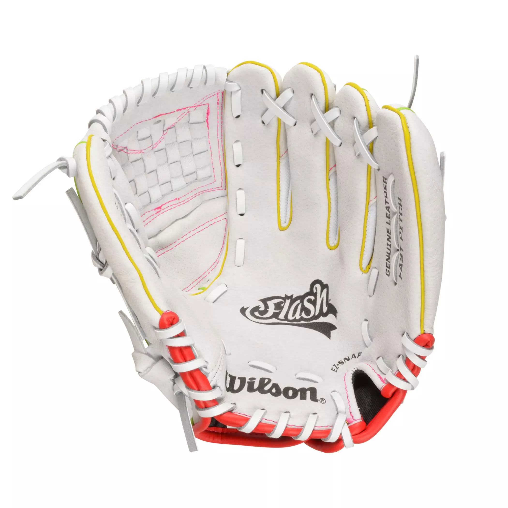 Wilson Diva 11.5" Fastpitch Softball Fielders Glove - WHITE/MULTI