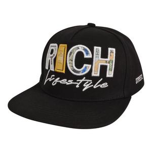 Streetz Iz Watchin Rich Snapback Hat-Black