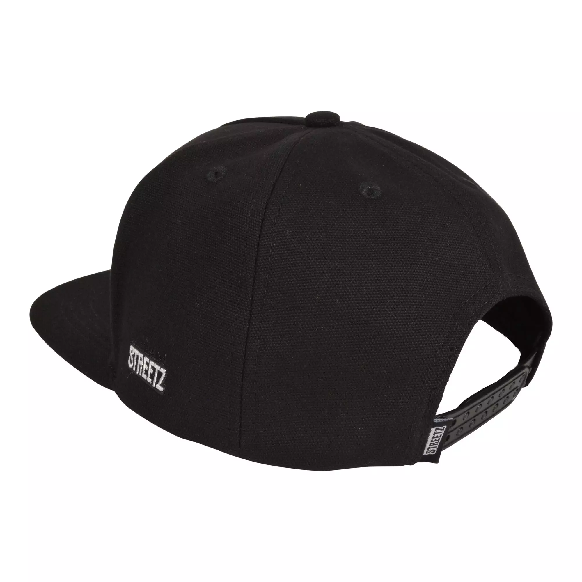 Streetz Iz Watchin Rich Snapback Hat - Black - BLACK