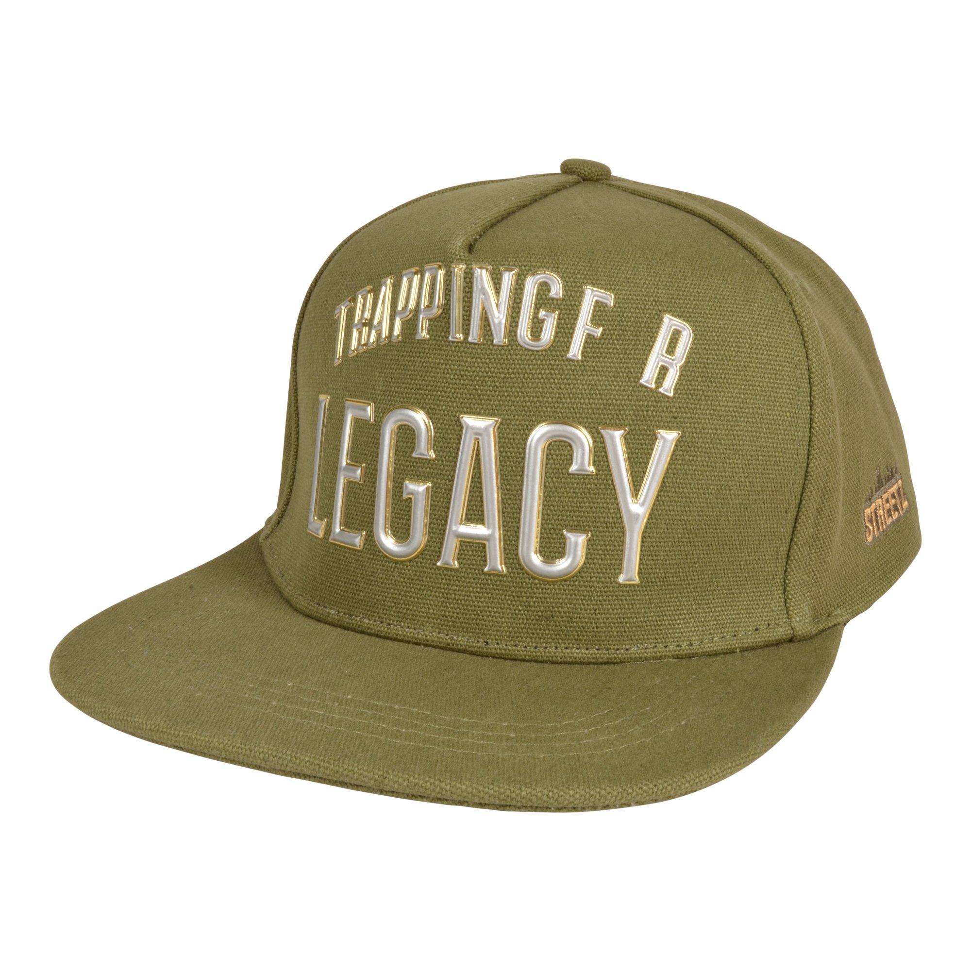 Streetz Iz Watchin Trapping 4 Legacy Snapback Hat-Green - GREEN Thumbnail View 1