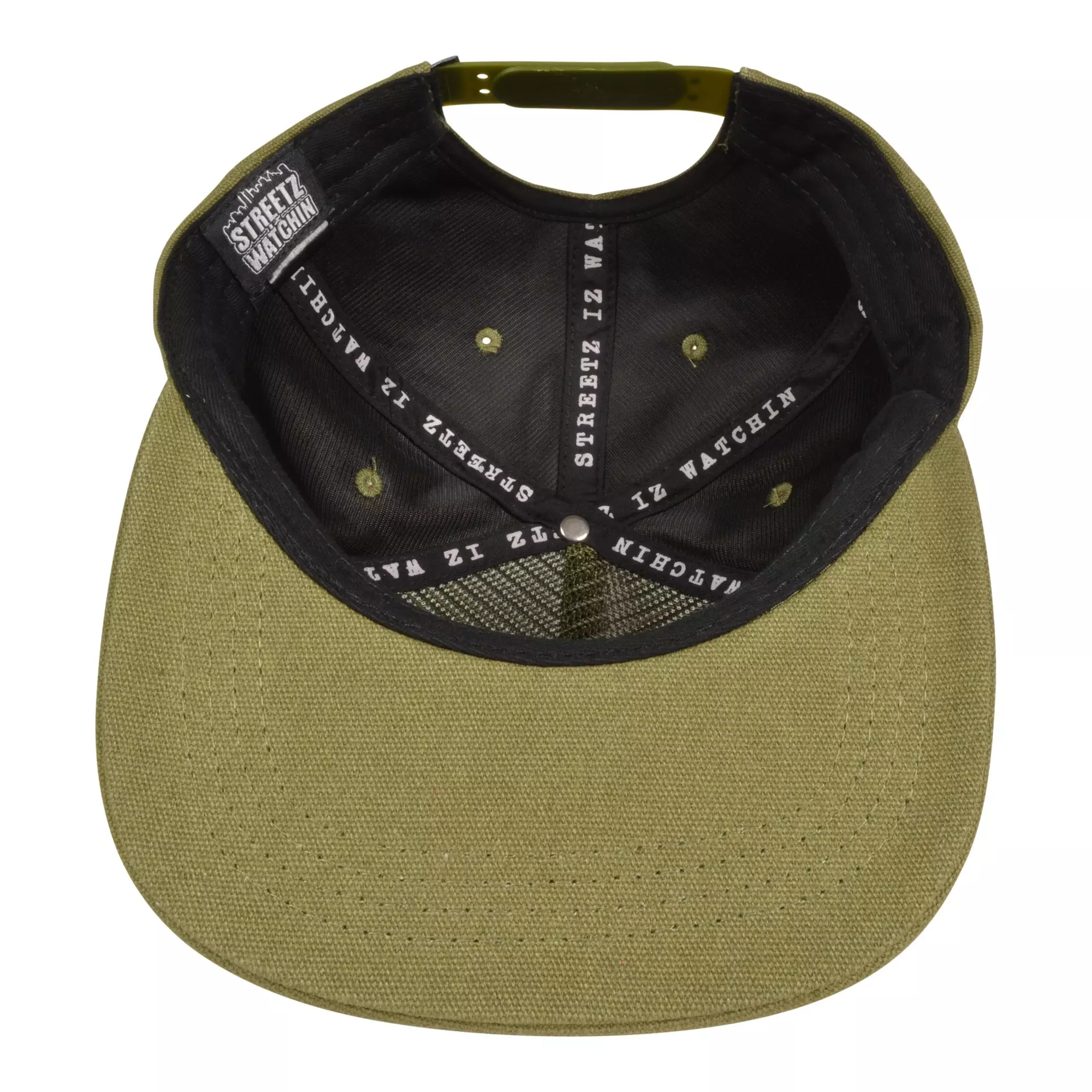 Streetz Iz Watchin Trapping 4 Legacy Snapback Hat - Green - GREEN
