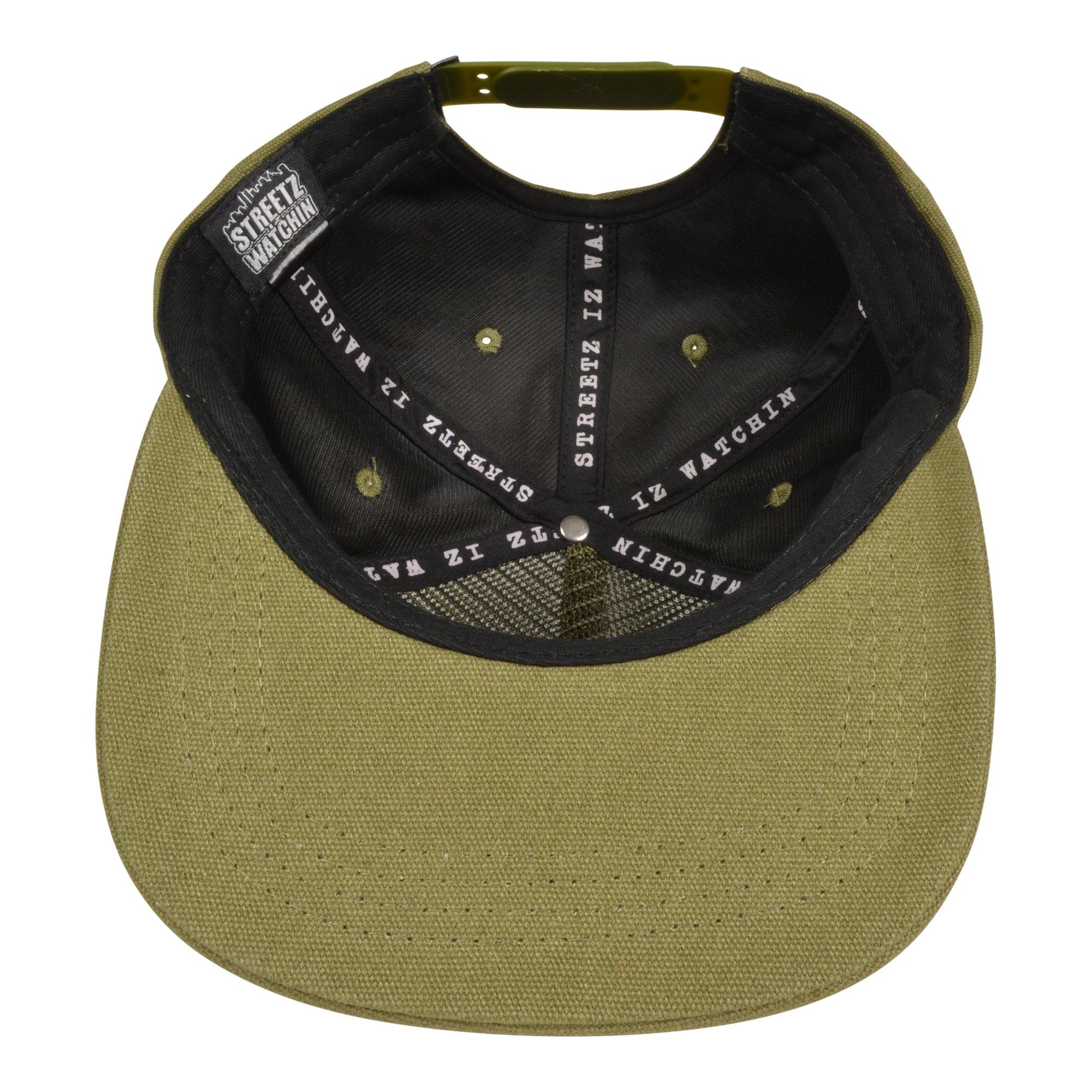 Streetz Iz Watchin Trapping 4 Legacy Snapback Hat-Green - GREEN Thumbnail View 4