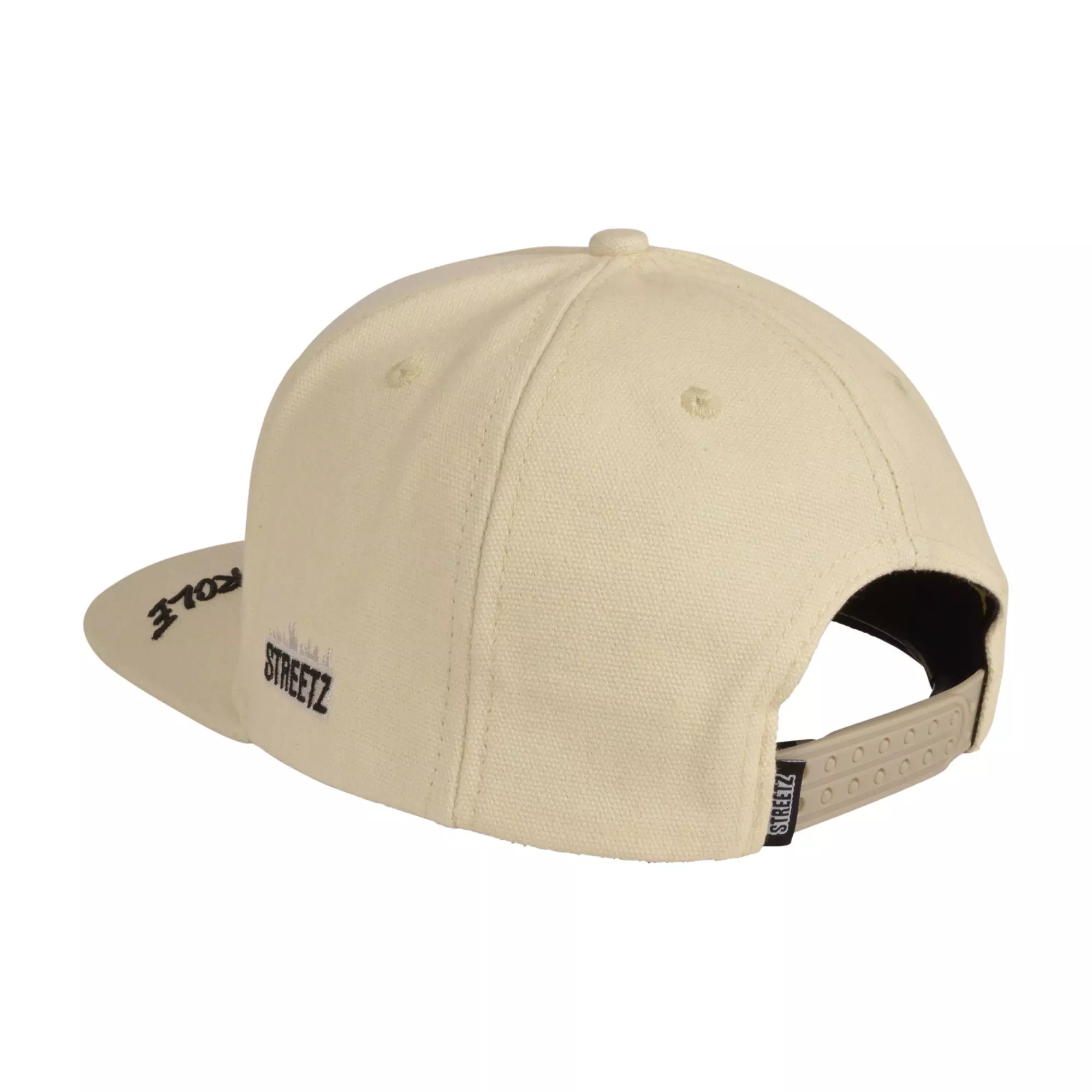 Streetz Iz Watchin Watch Ya Circle Snapback Hat - Cream - CREAM