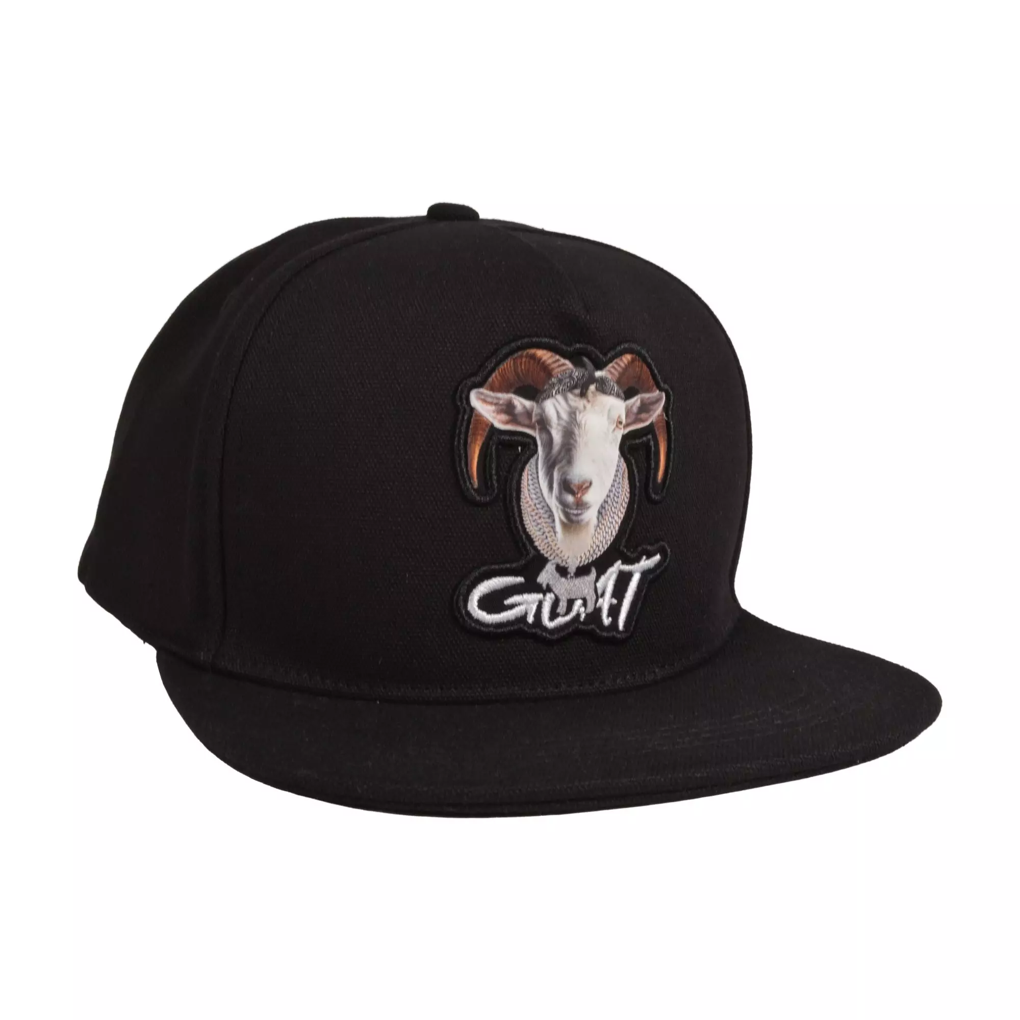 Streetz Iz Watchin GOAT 3 Snapback Hat - Black - BLACK