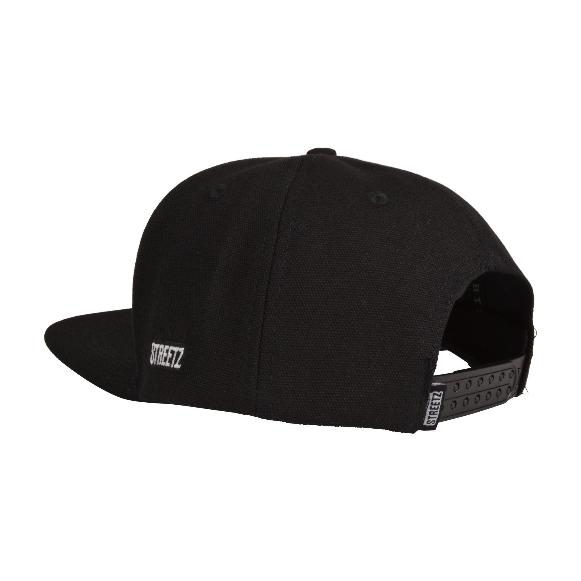 Streetz Iz Watchin GOAT 3 Snapback Hat-Black - BLACK Thumbnail View 3