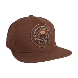 Streetz Iz Watchin Black Excellence Snapback Hat-Brown