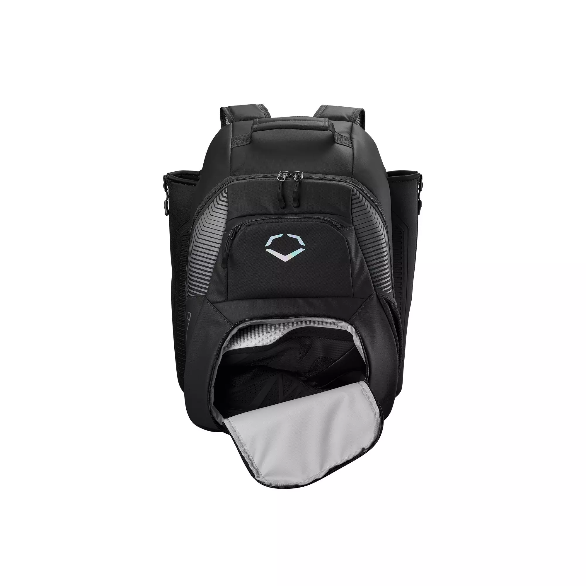 EvoShield Tone Set Fastpitch Backpack - Black - BLACK/WHITE